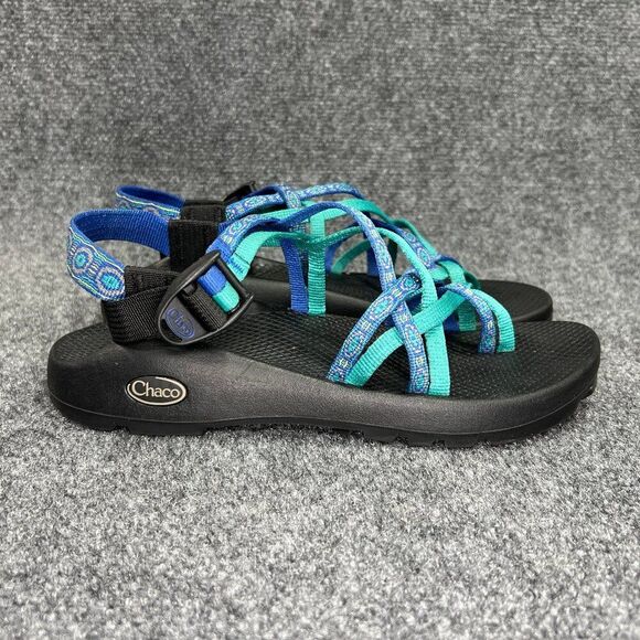 Chaco ZX2 Unaweep Sandals Women's Size 9 Blue Athletic Outdoor Comfort Hiking - Picture 1 of 12
